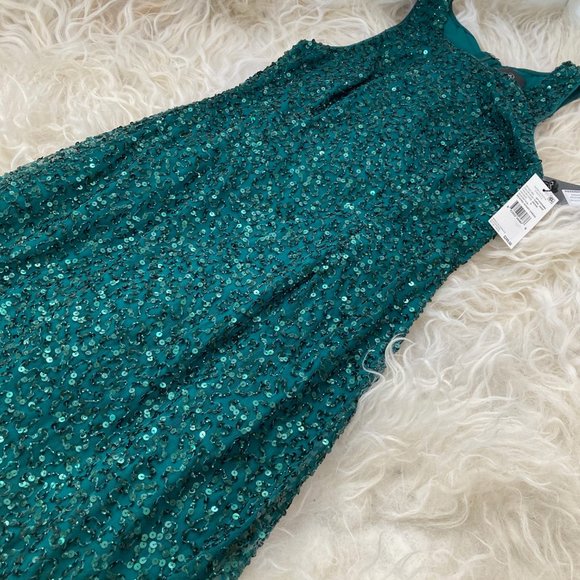 ADRIANNA PAPELL Sleeveless Short Sheath Dress - Picture 10 of 13